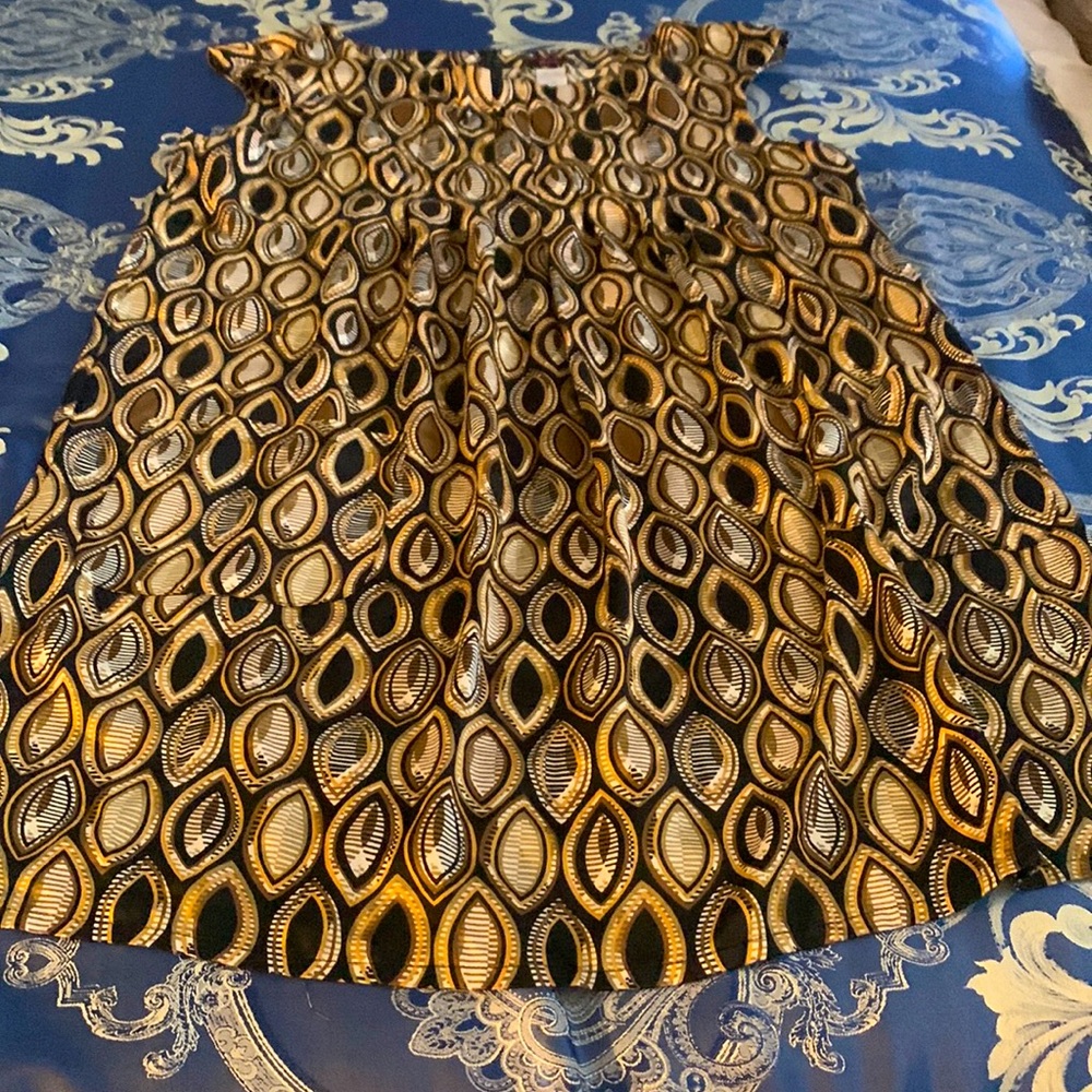 African Print Midi Dress